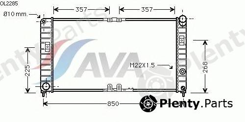 AVA QUALITY COOLING part OL2285 Radiator, engine cooling