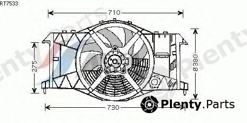  AVA QUALITY COOLING part RT7533 Fan, radiator