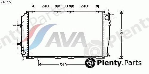  AVA QUALITY COOLING part SU2055 Radiator, engine cooling