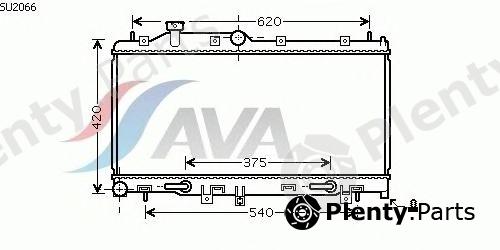  AVA QUALITY COOLING part SU2066 Radiator, engine cooling