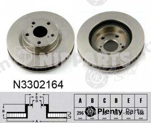  NIPPARTS part N3302164 Brake Disc