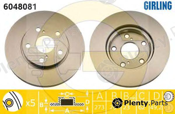  GIRLING part 6048081 Brake Disc