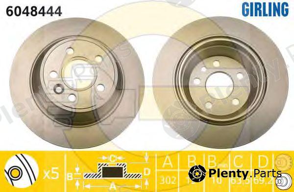  GIRLING part 6048444 Brake Disc