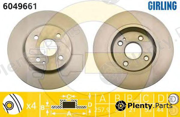  GIRLING part 6049661 Brake Disc