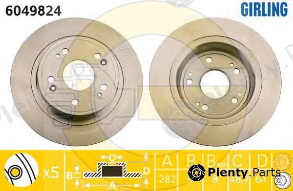  GIRLING part 6049824 Brake Disc