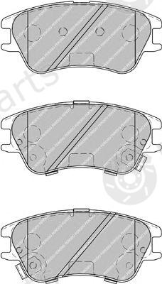  FERODO part FDB1950 Brake Pad Set, disc brake