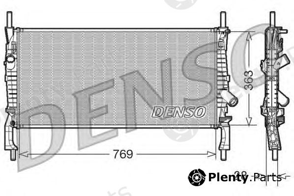  DENSO part DRM10106 Radiator, engine cooling