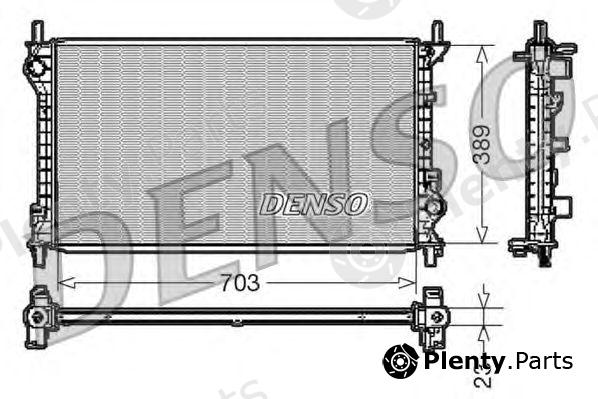  DENSO part DRM10108 Radiator, engine cooling