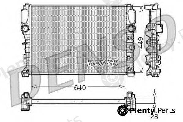  DENSO part DRM17091 Radiator, engine cooling