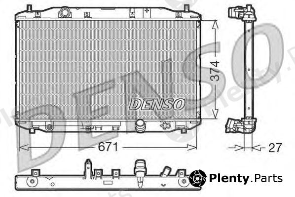  DENSO part DRM40006 Radiator, engine cooling