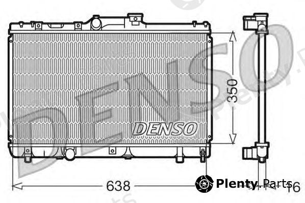  DENSO part DRM50013 Radiator, engine cooling