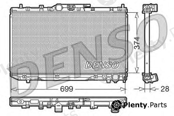  DENSO part DRM50014 Radiator, engine cooling
