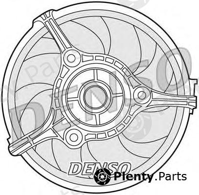  DENSO part DER02002 Fan, radiator