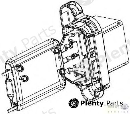  HELLA part 9ML351332361 Resistor, interior blower