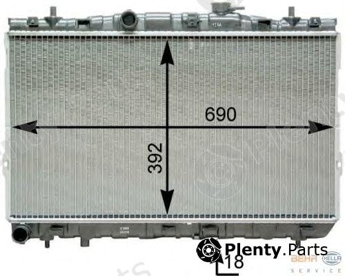  HELLA part 8MK376762-721 (8MK376762721) Radiator, engine cooling