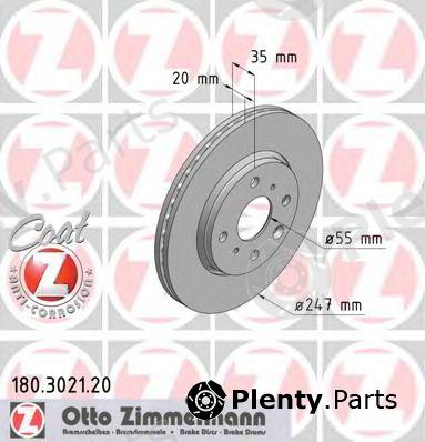  ZIMMERMANN part 180302120 Brake Disc