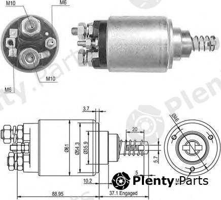  MAGNETI MARELLI part 940113050389 Solenoid Switch, starter
