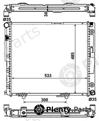 NRF part 53785 Radiator, engine cooling