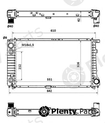  NRF part 53877 Radiator, engine cooling