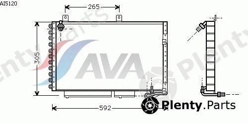  AVA QUALITY COOLING part AI5120 Condenser, air conditioning