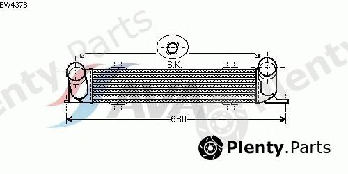  AVA QUALITY COOLING part BW4378 Intercooler, charger