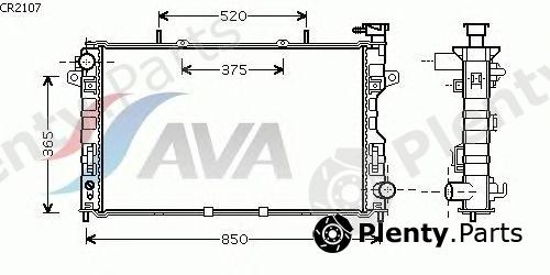 AVA QUALITY COOLING part CR2107 Radiator, engine cooling