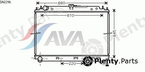  AVA QUALITY COOLING part DN2296 Radiator, engine cooling