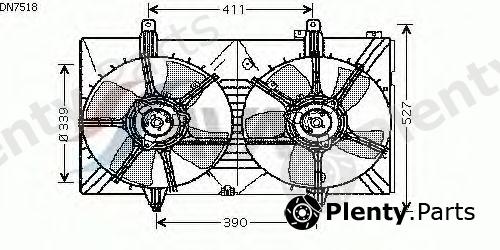  AVA QUALITY COOLING part DN7518 Fan, radiator