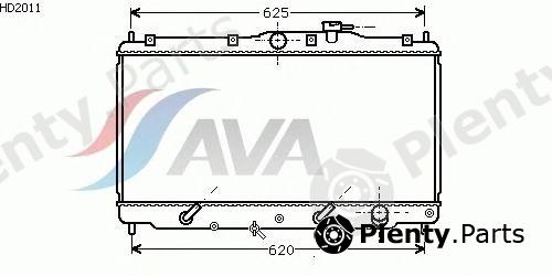  AVA QUALITY COOLING part HD2011 Radiator, engine cooling