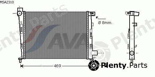  AVA QUALITY COOLING part MSA2310 Radiator, engine cooling