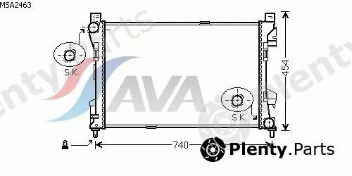  AVA QUALITY COOLING part MSA2463 Radiator, engine cooling