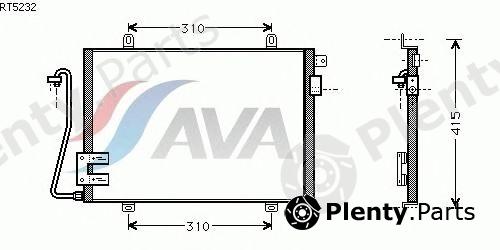  AVA QUALITY COOLING part RT5232 Condenser, air conditioning