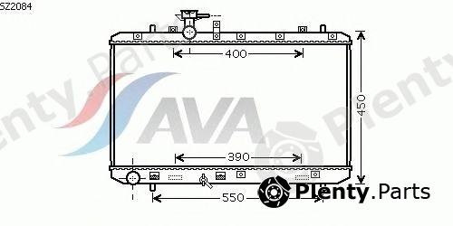  AVA QUALITY COOLING part SZ2084 Radiator, engine cooling