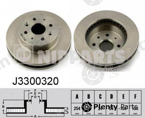  NIPPARTS part J3300320 Brake Disc