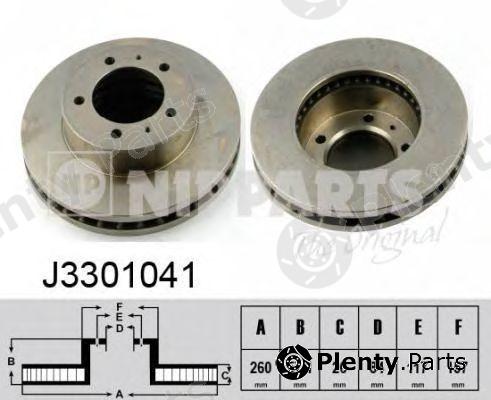  NIPPARTS part J3301041 Brake Disc