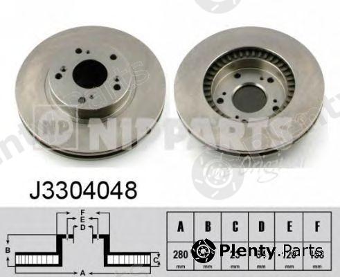  NIPPARTS part J3304048 Brake Disc