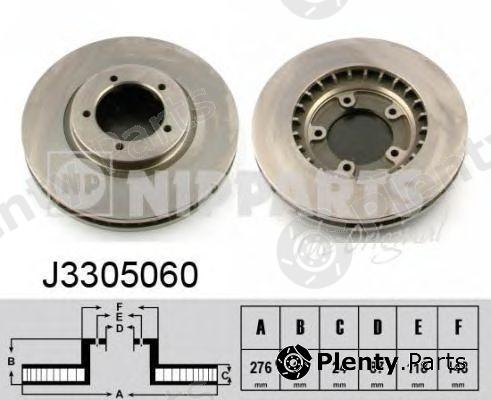  NIPPARTS part J3305060 Brake Disc