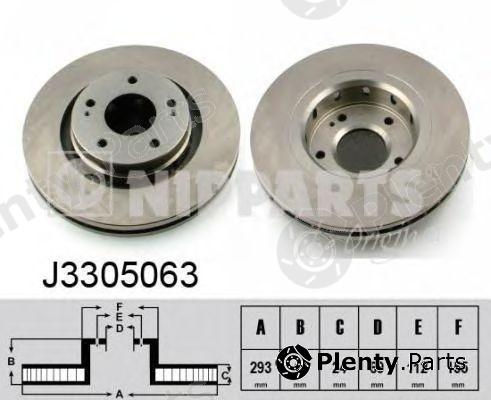  NIPPARTS part J3305063 Brake Disc