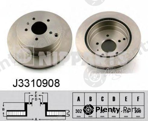  NIPPARTS part J3310908 Brake Disc