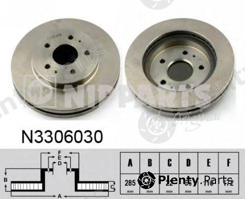  NIPPARTS part N3306030 Brake Disc