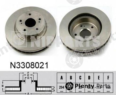  NIPPARTS part N3308021 Brake Disc