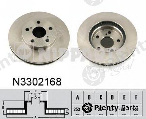  NIPPARTS part N3302168 Brake Disc