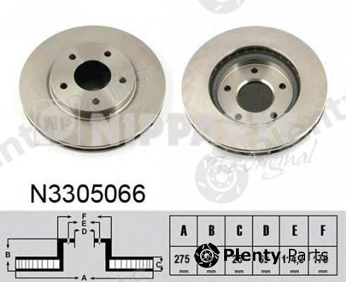  NIPPARTS part N3305066 Brake Disc