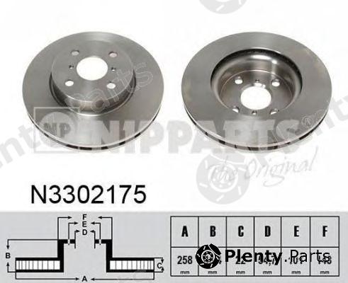  NIPPARTS part N3302175 Brake Disc
