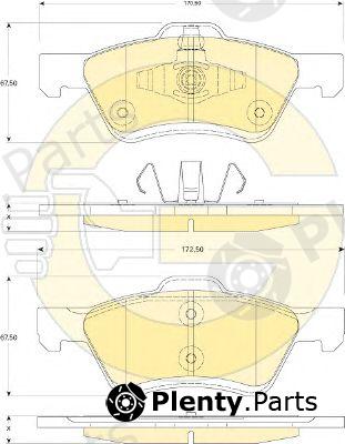  GIRLING part 6117522 Brake Pad Set, disc brake