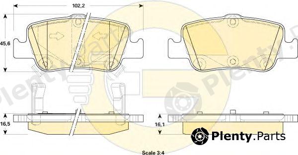  GIRLING part 6134804 Brake Pad Set, disc brake