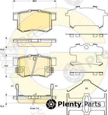  GIRLING part 6135169 Brake Pad Set, disc brake