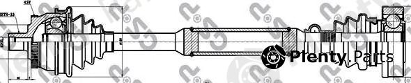  GSP part 203005 Drive Shaft