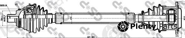  GSP part 203051 Drive Shaft