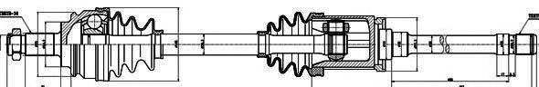  GSP part 205018 Drive Shaft